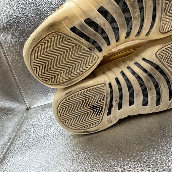 Size‎ 8.5 Nike Air Jordan 12 XII Womens Vachetta Tan Gold Sail Shoes AO6068-203 - Picture 12 of 12